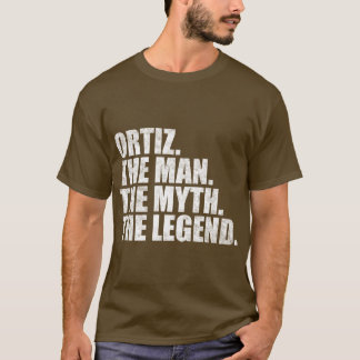 Camiseta Ortiz Ortiz apellido Ortiz apellido Ortiz Surna