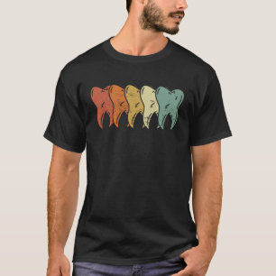 Camiseta Ortodonia higiénica dental de dientes de dientes