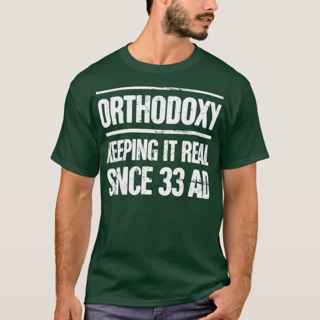 Camiseta Ortodoxo Cristiano Ortodoxo (Anverso)