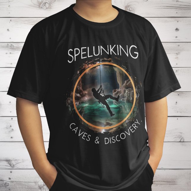 Camiseta Ortografía, cuevas y descubrimiento natural Spelun (Subido por el creador)