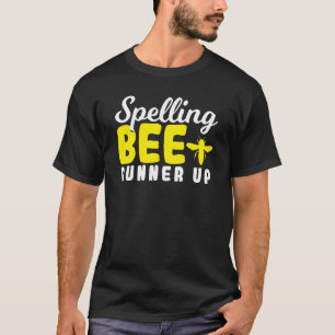 Camiseta Ortografía de Bee Runner Up 2Place Spelling Bee