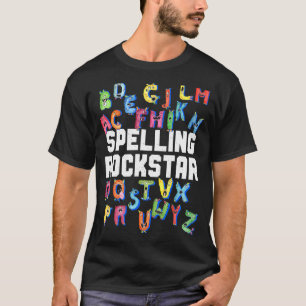 Camiseta Ortografía de las letras de los monstruos de Guay