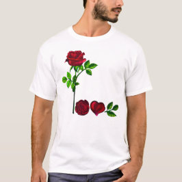 Camiseta Ortografía L O V E - Rosa de amor - Único y pintad