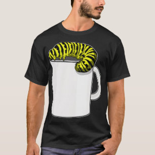 Camiseta oruga catalítica con barba