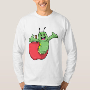 Camiseta oruga con Apple
