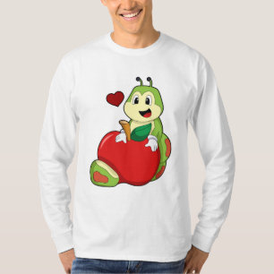 Camiseta oruga con Apple