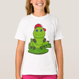 Camiseta oruga con tapón