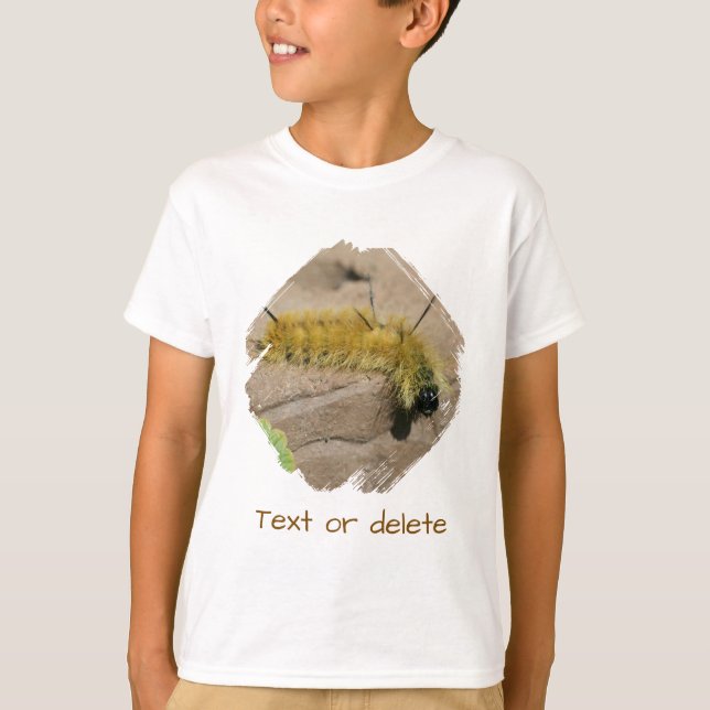 Camiseta Oruga de la Polilla Puñal Personalizada (Anverso)