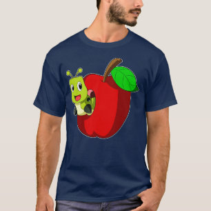 Camiseta oruga de manzana