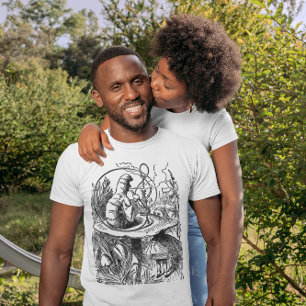 Camiseta Oruga de narguile vintage Alicia en el País de las