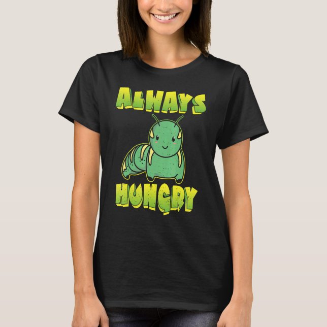 Camiseta Oruga Siempre Hambrienta (Anverso)