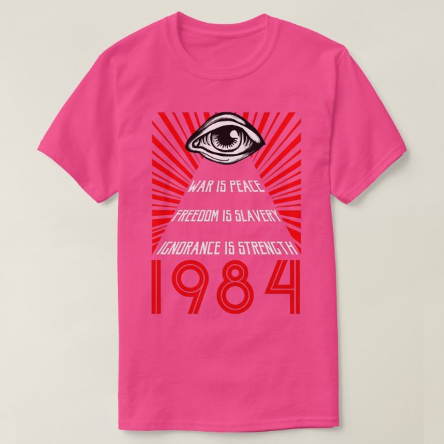 Camiseta Orwell 1984 (Diseño del anverso)