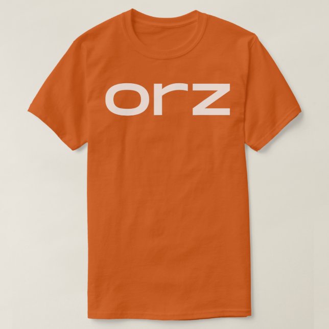 Camiseta orz gakkuri dozita (Diseño del anverso)