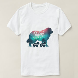 Camiseta Osa Madre y Cachorros