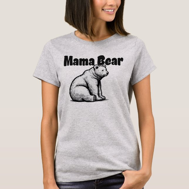 Camiseta Osa Mamá  (Anverso)