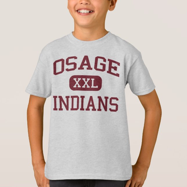 Camiseta Osage - indios - joven - lago Ozark Missouri (Anverso)