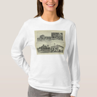 Camiseta Osage, montón, y Burlington, Kansas