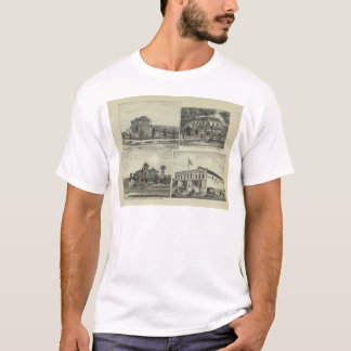 Camiseta Osage, montón, y Burlington, Kansas