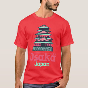 Camiseta Osaka Japón Ciudad Vintage retro