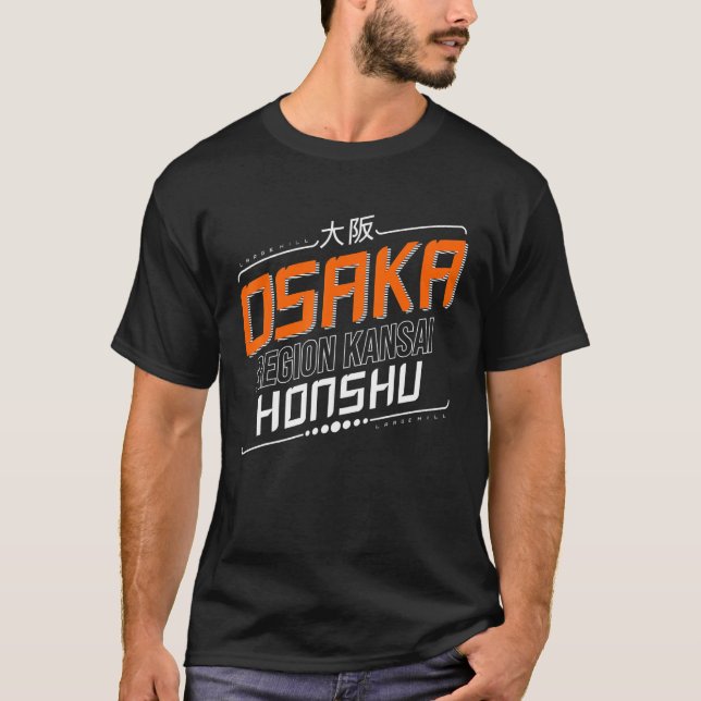 Camiseta Osaka Región Kansai Honshu (Anverso)