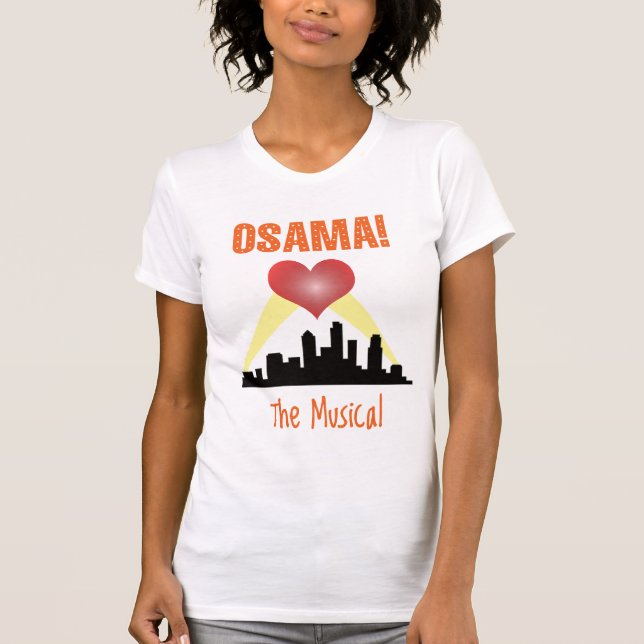 Camiseta Osama: El Musical (Anverso)