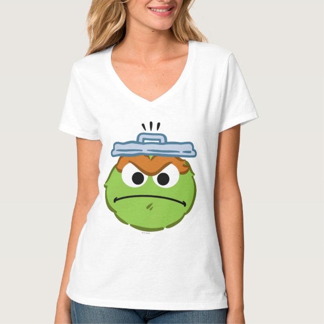 Camiseta Oscar Angry Face (Anverso)
