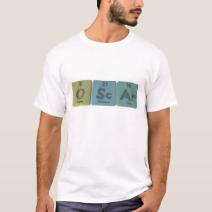 Camiseta Óscar como arsénico del escandio del oxígeno