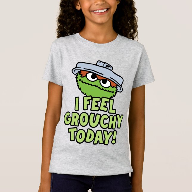 Camiseta Oscar el Grouch | Hoy Me Siento Grouchy. (Anverso)