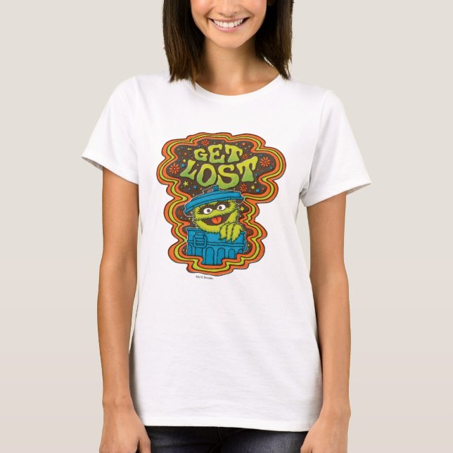 Camiseta Oscar el Grouch | Psicodélico (Anverso)