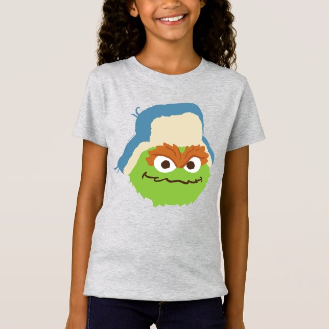 Camiseta Oscar el rostro de Grouch Woodland (Anverso)
