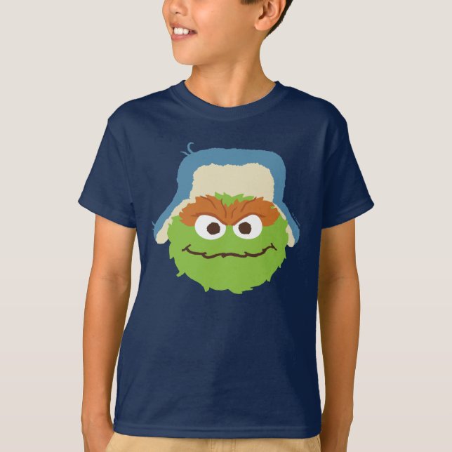 Camiseta Oscar el rostro de Grouch Woodland (Anverso)