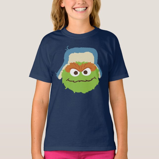 Camiseta Oscar el rostro de Grouch Woodland (Anverso)
