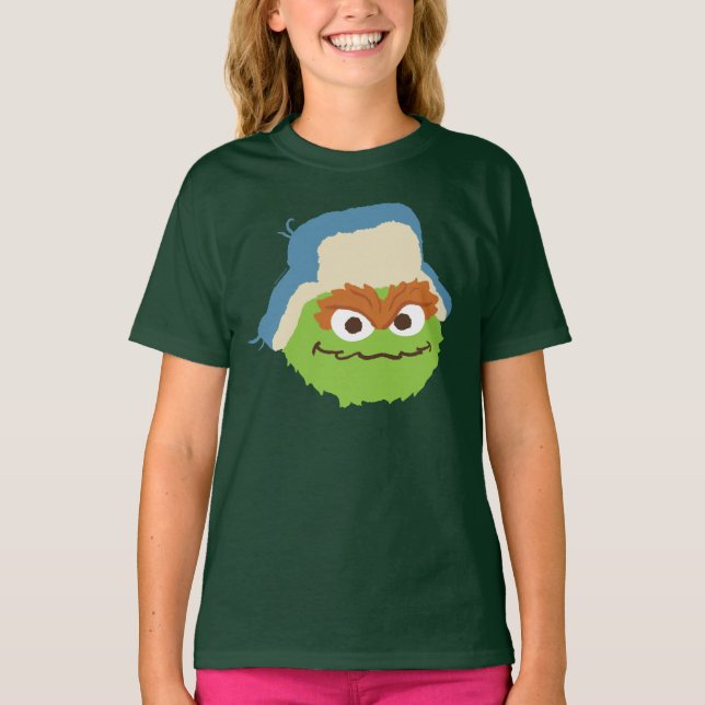 Camiseta Oscar el rostro de Grouch Woodland (Anverso)