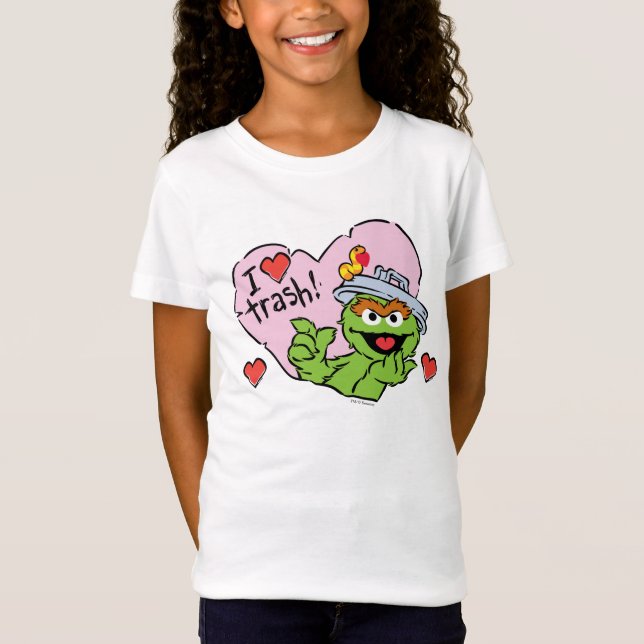 Camiseta Oscar "I love Trash" Valentine (Anverso)