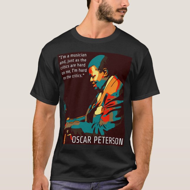 Camiseta Oscar Peterson (Anverso)