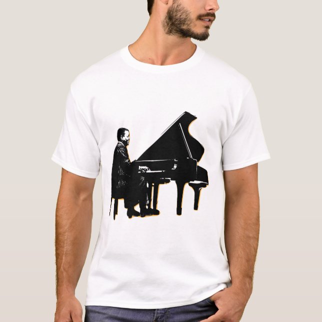 Camiseta Oscar Peterson En Las Claves (Anverso)