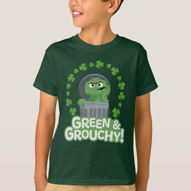 Camiseta Oscar | ¡Verde y Grouchy! (Anverso)