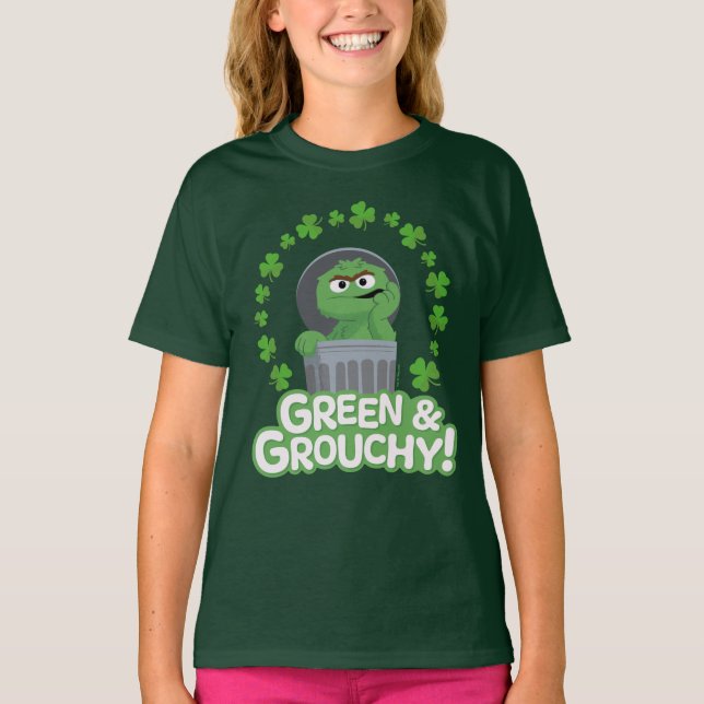 Camiseta Oscar | ¡Verde y Grouchy! (Anverso)