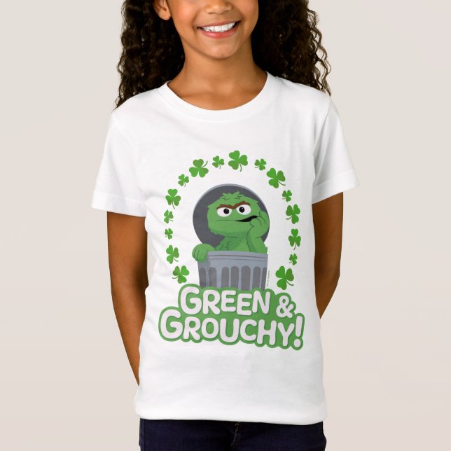 Camiseta Oscar | ¡Verde y Grouchy! (Anverso)