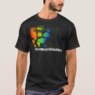 Camiseta oscilación por todo el mundo de hombres