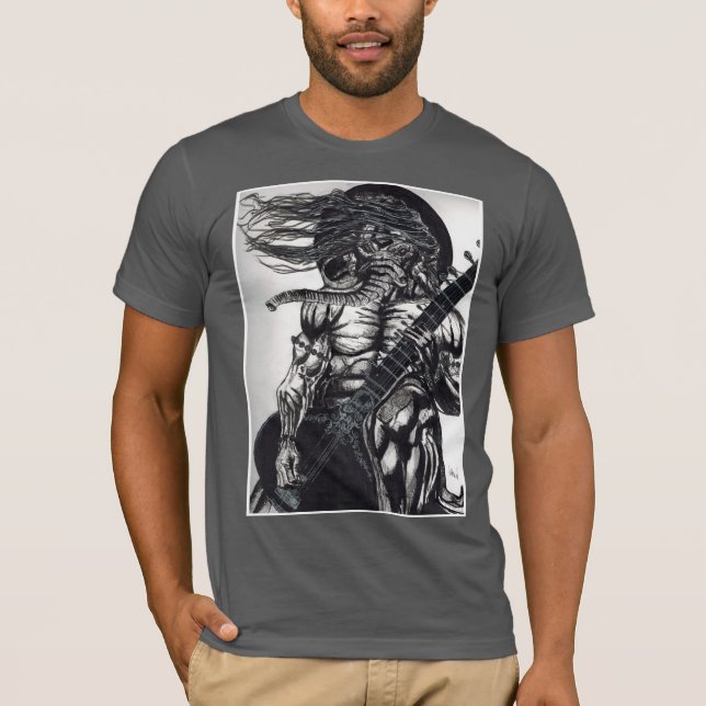 camiseta oscilante del sitar del ganesha (Anverso)