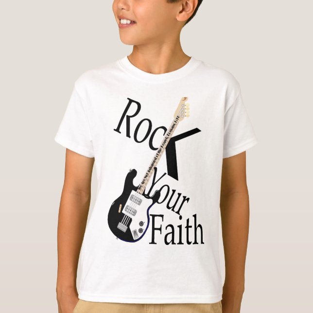 Camiseta Oscile su Fe-Guitarra (Anverso)