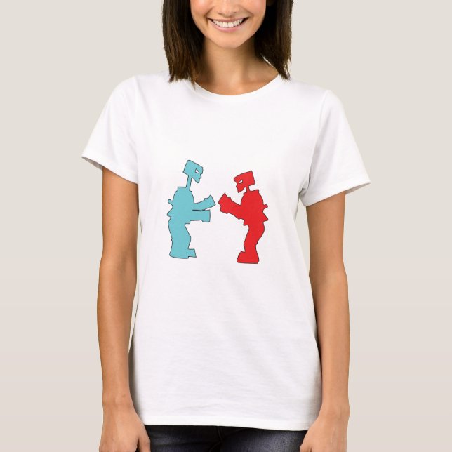 Camiseta Oscílelos los pegan los robots (Anverso)