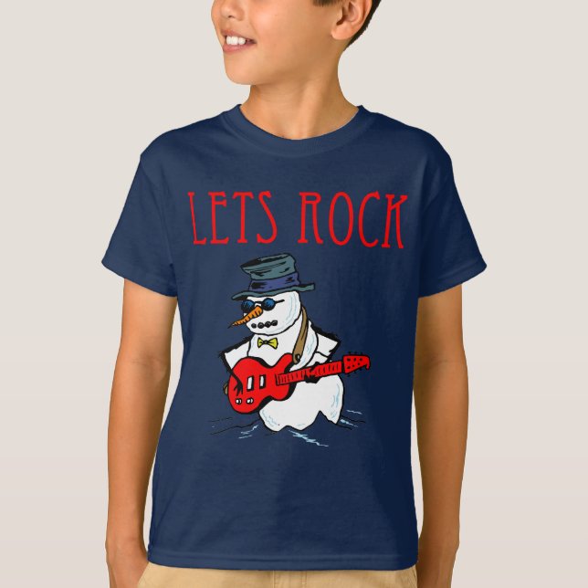 Camiseta Oscilemos el muñeco de nieve (Anverso)