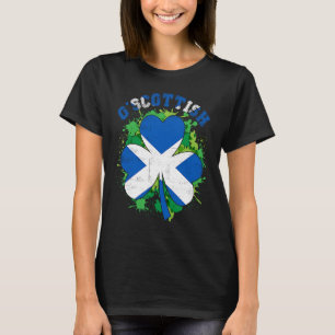 Camiseta O'Scottish Flag Shamrock C Saint Patrick'