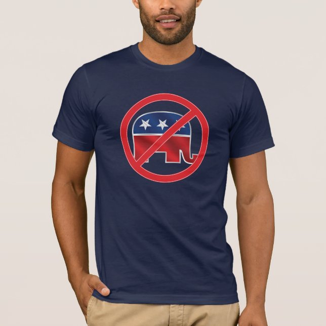 Camiseta oscura Anti-Republicana (Anverso)