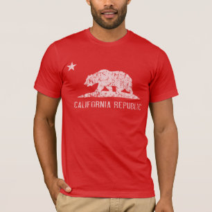 Camiseta oscura apenada república de California