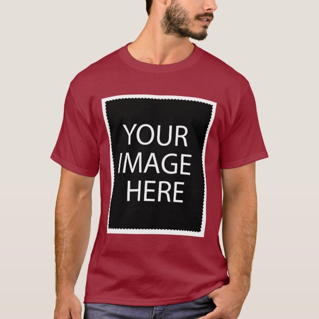 Camiseta oscura básica (Anverso)