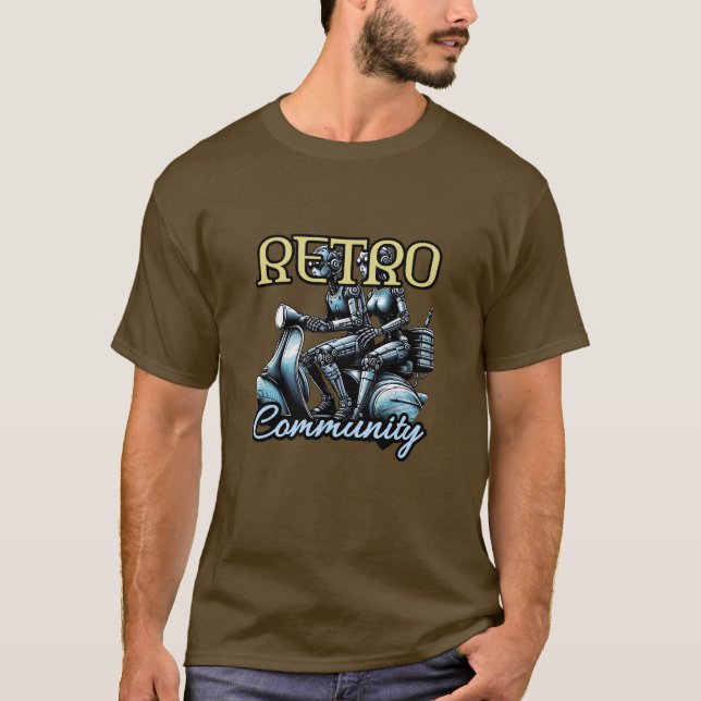 Camiseta oscura básica (Anverso)
