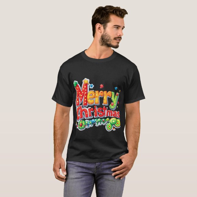Camiseta oscura básica (Anverso completo)